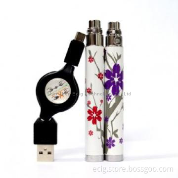 High quality and huge vapor colorful ego q battery